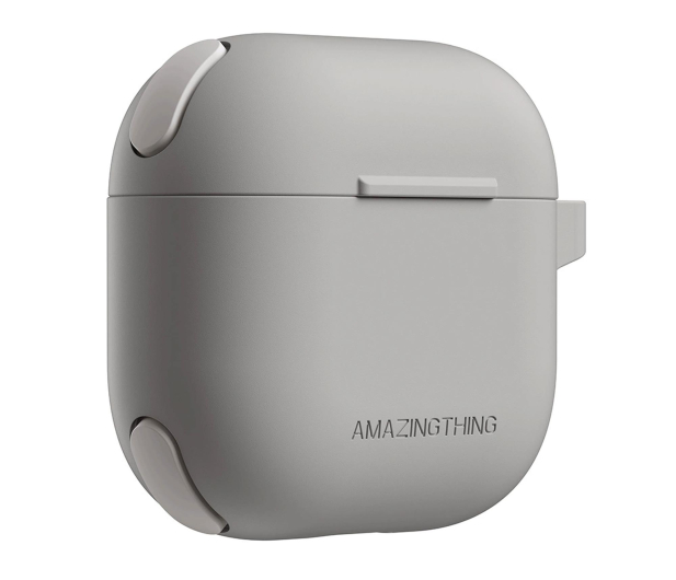 AmazingThing Omni Case AirPods 4 szare - 1483773 - zdjęcie 2
